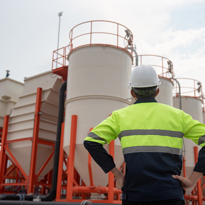 waste management with chemicals