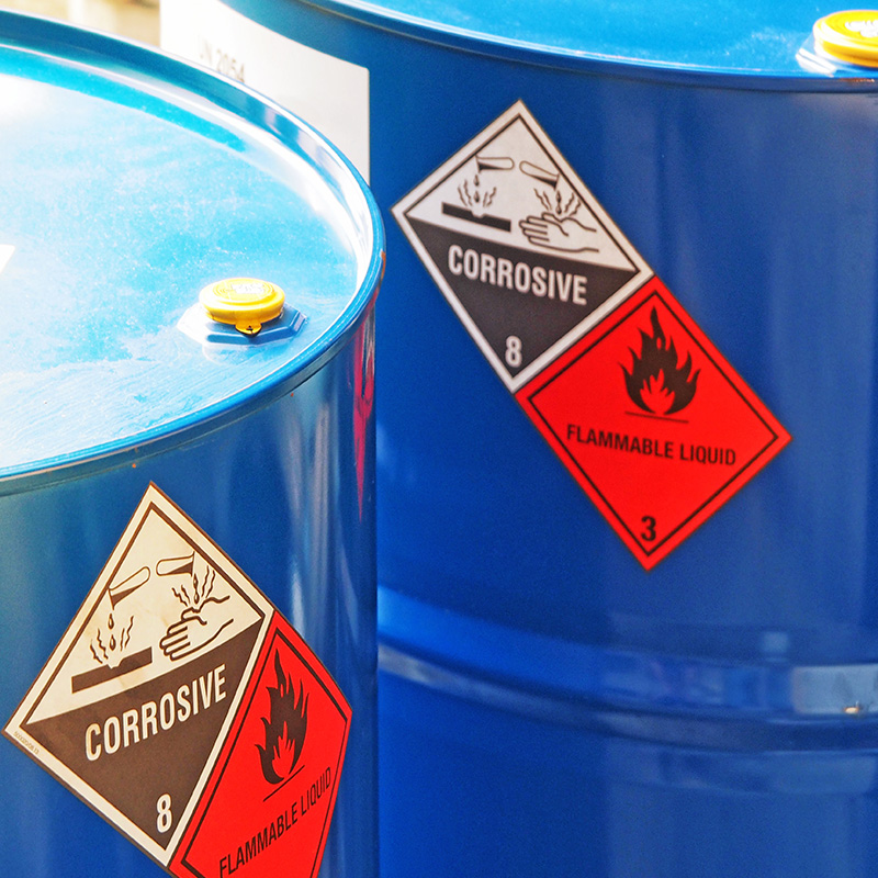 waste management with chemicals